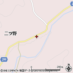 高知県高岡郡佐川町二ツ野501周辺の地図