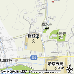 愛媛県大洲市新谷甲254-1周辺の地図