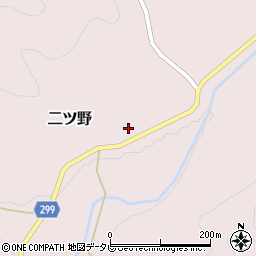 高知県高岡郡佐川町二ツ野493周辺の地図