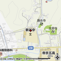 愛媛県大洲市新谷260周辺の地図