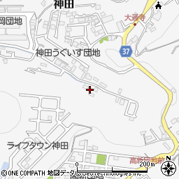 高知県高知市神田267-8周辺の地図