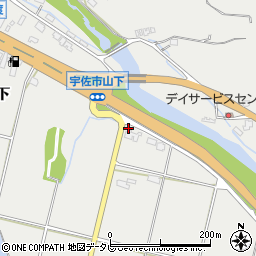 大分県宇佐市山下下山下1305周辺の地図