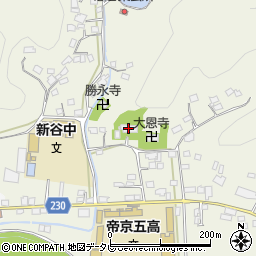 善安禅寺周辺の地図