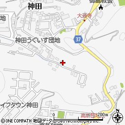 高知県高知市神田274-4周辺の地図