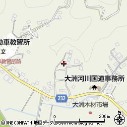 愛媛県大洲市新谷甲1024周辺の地図