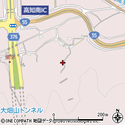 高知県高知市五台山4456周辺の地図
