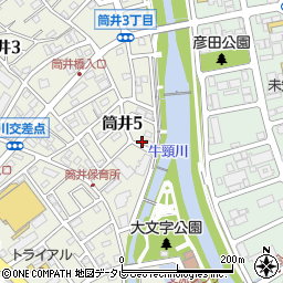 福岡県大野城市筒井5丁目9-14周辺の地図