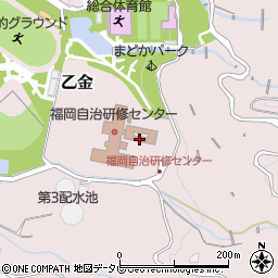 福岡県職員研修所周辺の地図