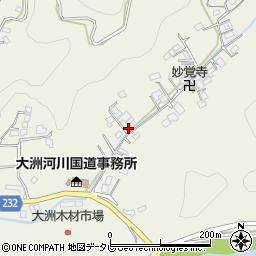 愛媛県大洲市新谷甲924周辺の地図