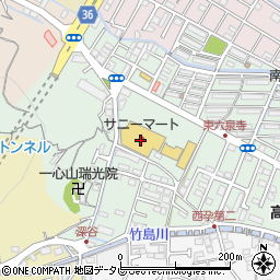 高知銀行サニーマート六泉寺 ＡＴＭ周辺の地図