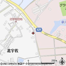 大分県宇佐市北宇佐1458周辺の地図