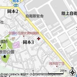 ペイントモード福岡周辺の地図