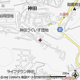 高知県高知市神田277周辺の地図