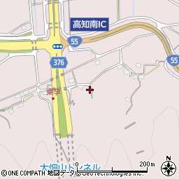 高知県高知市五台山4461周辺の地図