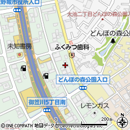 エクステリア・プロ　福岡南店・大野城地区・物置受付センター周辺の地図