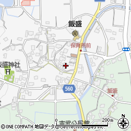 福岡県福岡市西区飯盛553周辺の地図