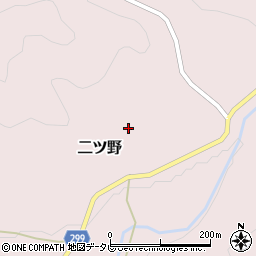 高知県高岡郡佐川町二ツ野447周辺の地図