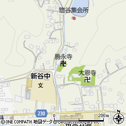 勝永寺周辺の地図