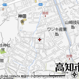 高知県高知市神田1799-6周辺の地図