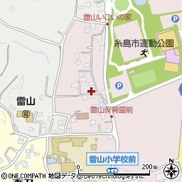 福岡県糸島市蔵持841周辺の地図