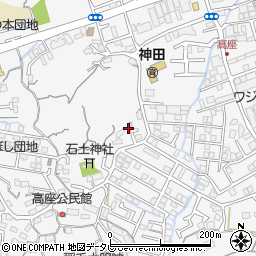 高知県高知市神田1437-7周辺の地図