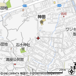 高知県高知市神田1437-12周辺の地図
