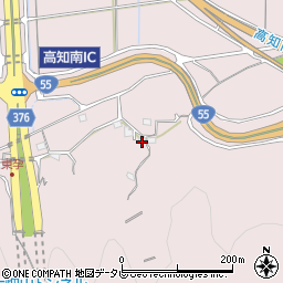 高知県高知市五台山4448周辺の地図