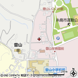 福岡県糸島市蔵持846周辺の地図