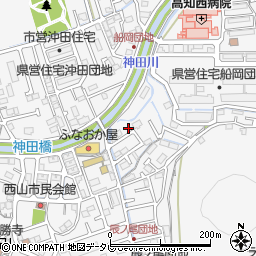 高知県高知市神田43-7周辺の地図