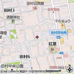 福岡サンポッカ周辺の地図