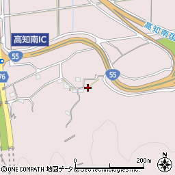 高知県高知市五台山4443-1周辺の地図