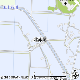 大分県宇佐市赤尾（北赤尾）周辺の地図