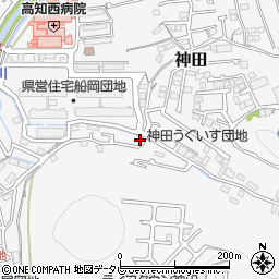 高知県高知市神田287-36周辺の地図