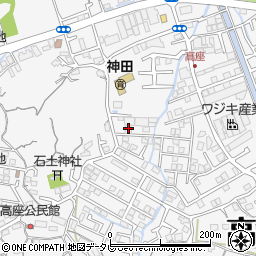 高知県高知市神田1428-1周辺の地図