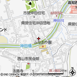 高知県高知市朝倉甲287周辺の地図