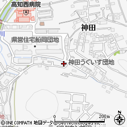 高知県高知市神田287-15周辺の地図