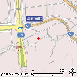 高知県高知市五台山551周辺の地図