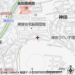高知県高知市神田287-17周辺の地図