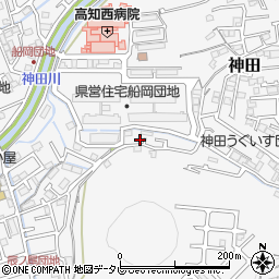 高知県高知市神田287-21周辺の地図
