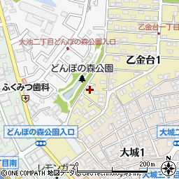 福岡県大野城市乙金台1丁目4-2周辺の地図