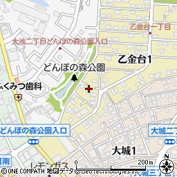 福岡県大野城市乙金台1丁目4-3周辺の地図
