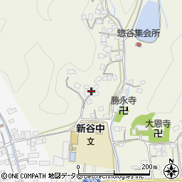愛媛県大洲市新谷甲1705周辺の地図