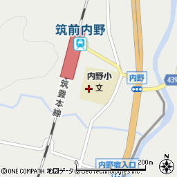 福岡県飯塚市内野3537-1周辺の地図