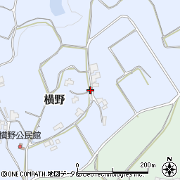 佐賀県唐津市横野周辺の地図
