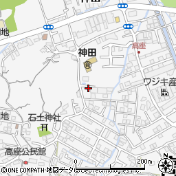 高知県高知市神田1426周辺の地図