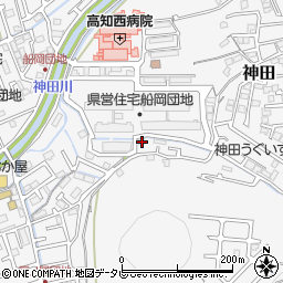高知県高知市神田287-2周辺の地図