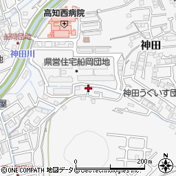 高知県高知市神田287周辺の地図