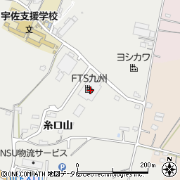 大分県宇佐市猿渡糸-ロ周辺の地図