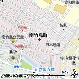 〒780-8017 高知県高知市南竹島町の地図