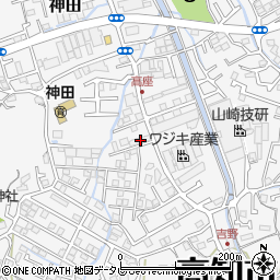 高知県高知市神田1802-1周辺の地図